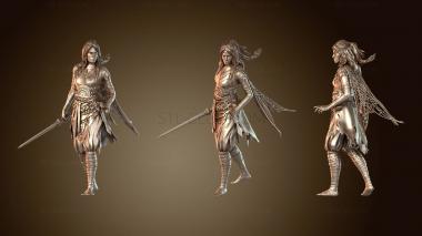 3D мадэль Фрейя и Бюст (STL)