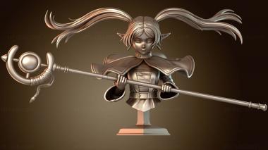 3D model Frieren Bust bangs (STL)