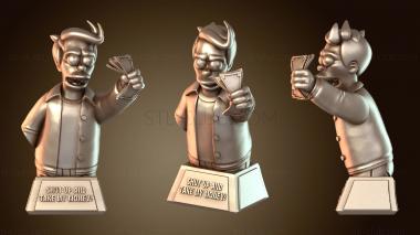 3D модель Бюст Фрая из Футурамы (STL)