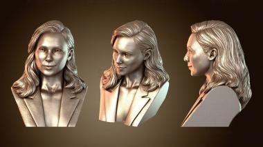 3D мадэль Бюст Галь Гадот Сид Наик (STL)