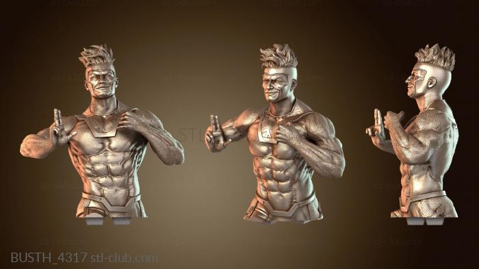 Бюсты монстры и герои Стилизованный бюст Гамбит