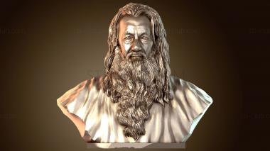 3D мадэль Бюст Гэндальфа (STL)