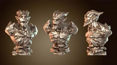 3D мадэль Бюсты горгулий (STL)
