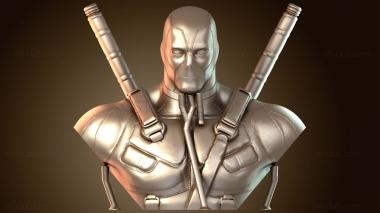 3D model Geoffro deadpool bust (STL)