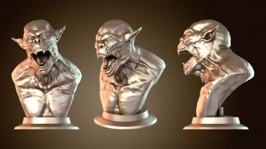 3D мадэль Бюст демона Жоффруа (STL)