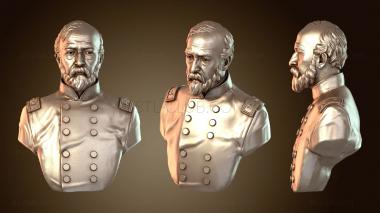 3D model George Meade General bust (STL)