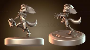 3D мадэль Gloomeskk RIVET из Ratchet and Clank Rift (STL)