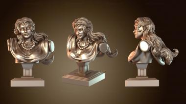 3D мадэль Боги Аспара Бюст Апсара (STL)