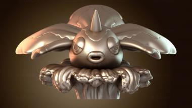 3D мадэль Покемоны Голден и Сикинг (STL)