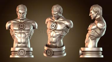 3D мадэль Бюст ЗЕЛЕНОГО ФОНАРЯ (STL)