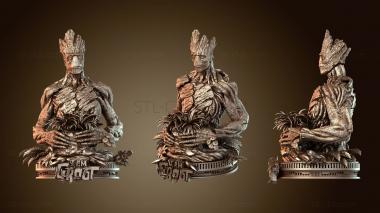 3D model Groot bust (STL)