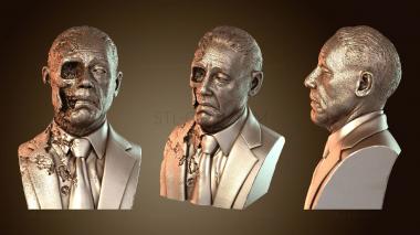 3D model Gustavo Fring Face Breaking Bad Sid Naique (STL)