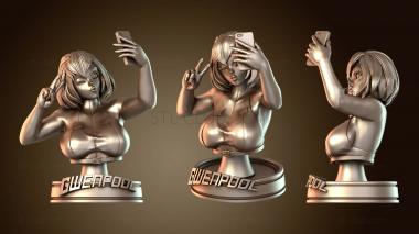 3D model Gwenpool Bust (STL)