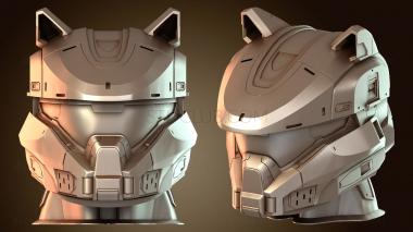 3D мадэль Шлем Halo Infinite Cavallino Назад (STL)