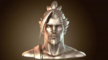 3D мадэль Ханзо (STL)