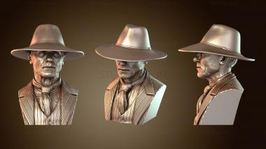 3D мадэль Харрис «Мир Дикого Запада» Сид Наик «Человек в черном» (STL)