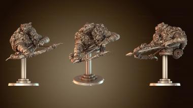 3D модель Герои Закят Халлам Герой Бюст (STL)