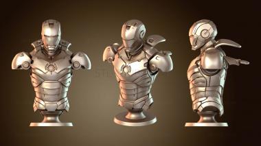3D model Premium iron man bust (STL)