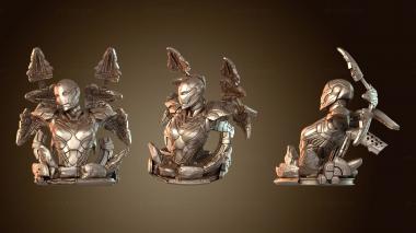 3D model Iron Rescue Pepper Pots Bust (STL)