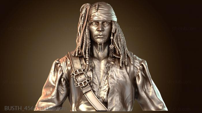 Бюсты монстры и герои Jack Sparrow Bust