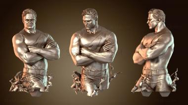 3D model Jay Garrick Flash Bust (STL)