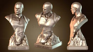 3D модель Бюст Джона МакКлейна из фильма «Крепкий орешек» (STL)