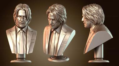 3D мадэль Альтернативный бюст Джона Уика Истмана (STL)