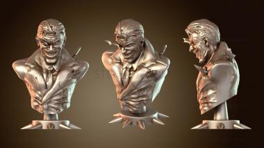 3D мадэль Бюст Джокера из комиксов (STL)