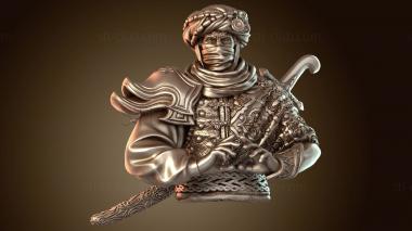 3D мадэль Бюст Джордана Джонрара (STL)