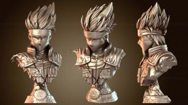 3D мадэль Бюст КАКАШИ Хатаке (STL)