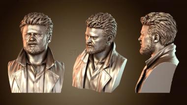 3D модель Карл Урбан в роли Билли Батчера Баста (STL)