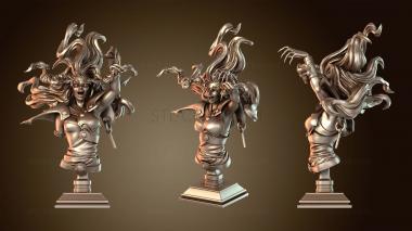 3D модель Келайна Сангвинари бюст стенд (STL)