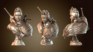 3D модель Бюст Кисаме Хошигаки (STL)