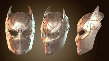 3D мадэль Рыцарский шлем и маска Кейси Джонса (STL)