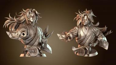 3D мадэль Бюст Кокушибо (STL)