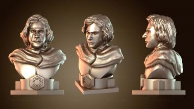 3D model Kylo Ren bust (STL)