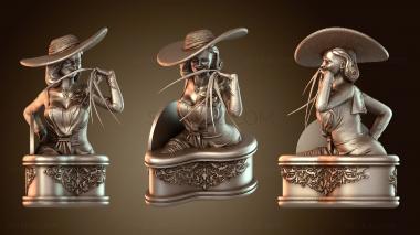 3D мадэль Бюст леди Димитреску (STL)