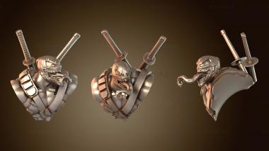 3D модель Бюст Капитана Америки из «Тактического Легиона» (STL)