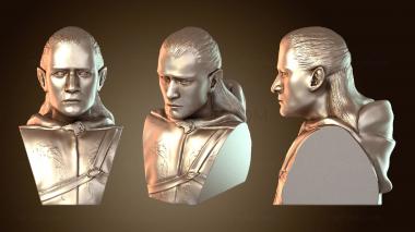 3D мадэль Бюст Леголаса (STL)