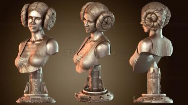 3D модель Лея Бюст Один (STL)
