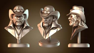 3D мадэль Бюст Лемми Килмистера (STL)