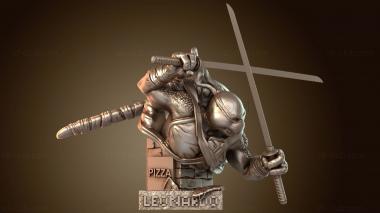 3D мадэль Бюст и рука Леонардо (STL)