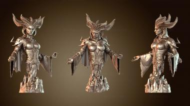 3D модель Лилит БЮСТ (STL)