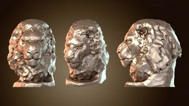 3D модель Бюст льва (STL)