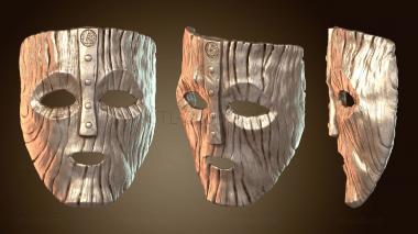 3D мадэль Маска Локи из фильма (STL)