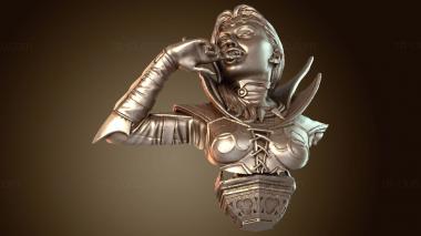 3D мадэль Добыча бюст Вампир топ (STL)