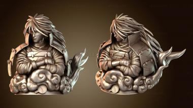 3D модель Мадара Учиха БЮСТ (STL)