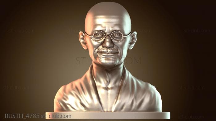 Бюсты монстры и герои Махатма Ганди