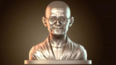 3D модель Махатма Ганди (STL)