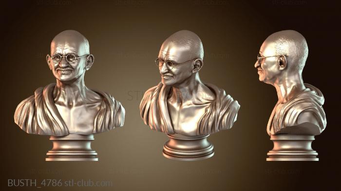 Бюсты монстры и герои Бюст Махатмы Ганди